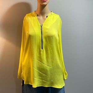 Relativity Lime Yellow Blouse